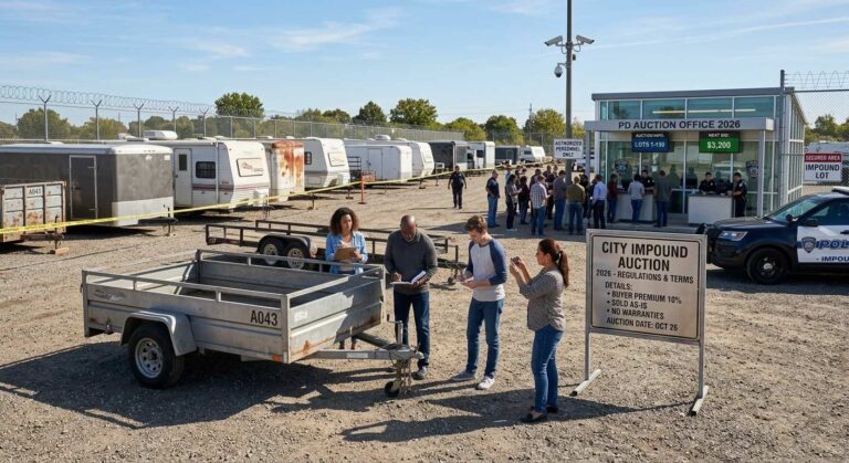 Understanding the Process of Buying Police Impound Trailers in 2026